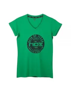 Nox Camiseta Basic Nox Verde Mujer | Ofertas de pádel